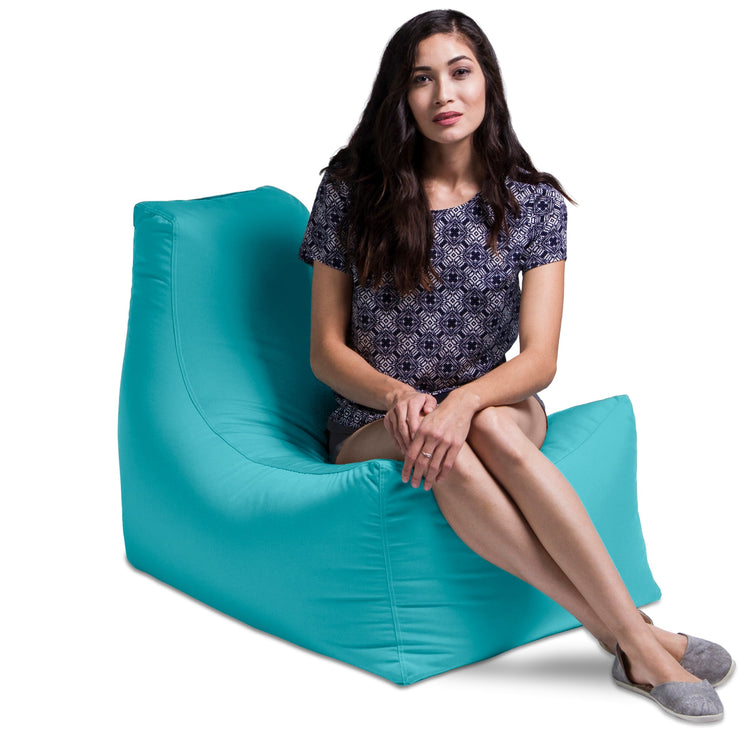 One Up Innovations Jaxx Juniper Outdoor Bean Bag Patio Chair | Brookstone
