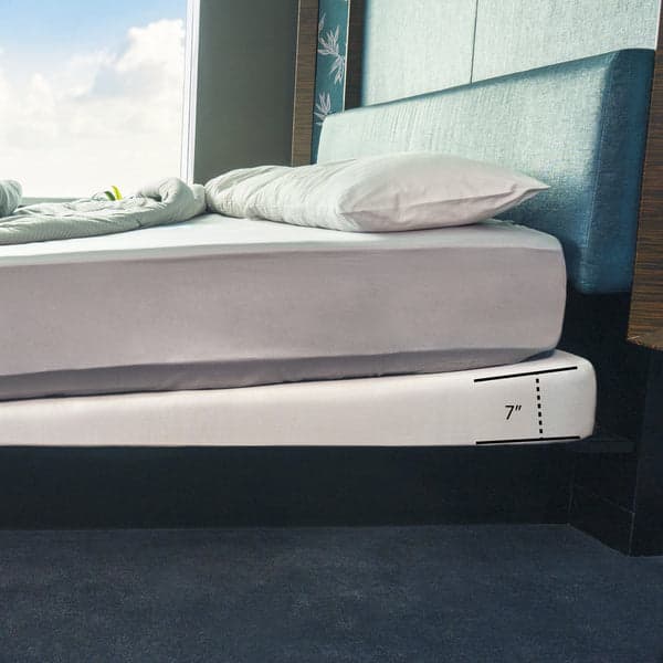Avana Micro-Velvet Slant Combo 12”  7” Height Firm Density Bed Wedge Set
