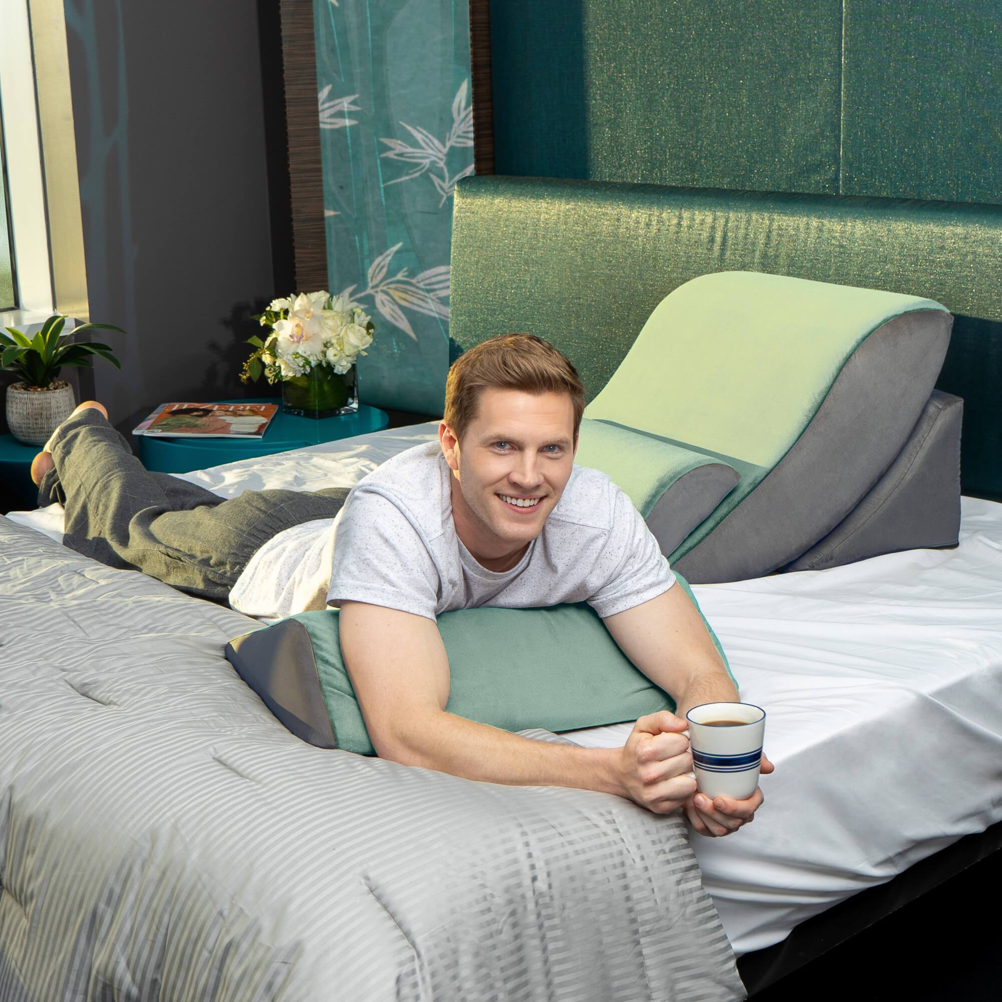 Avana Kind Bed Orthopedic Support Wedge Pillow Comfort System Brookstone