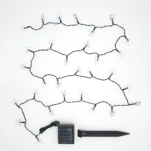 Solar Powered Mini String Lights with 30 Stars Brookstone