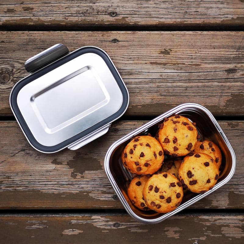 Mini Thermal Lunch Box Food Container with Spoon Stainless Steel