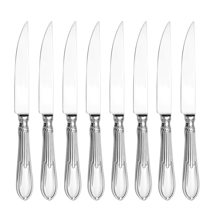 Minimal Stainless Steel Steak Knife Set of 8 Brookstone