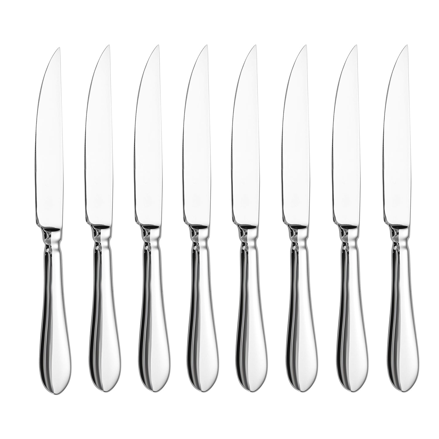 Minimal Stainless Steel Steak Knife Set of 8 Brookstone