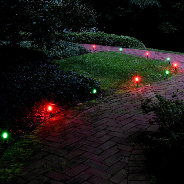 Electric Pathway Lights with 10 Bulbs Brookstone