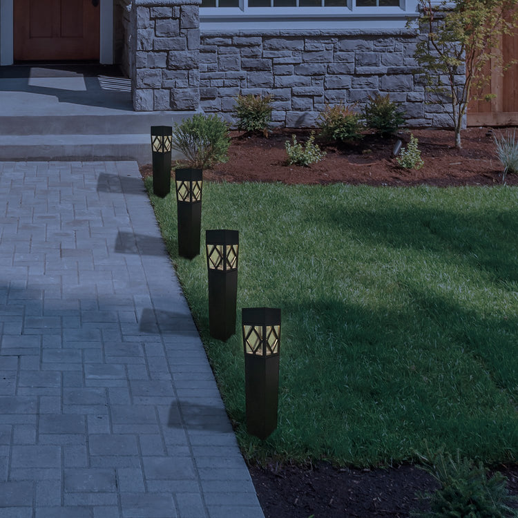 Solar Powered Garden Lights Brookstone
