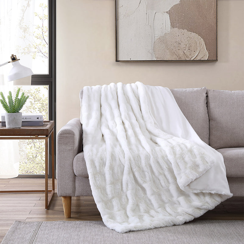 Next faux hot sale fur throw