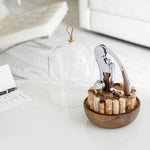 L'Atelier du Vin - Oeno Motion Groom Walnut Wood, Glass and Steel Corkscrew Set