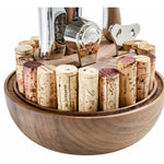 L'Atelier du Vin - Oeno Motion Groom Walnut Wood, Glass and Steel Corkscrew Set