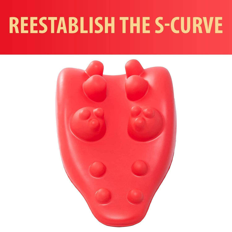 Neck Stretch Massage Trigger Point Chiropractic Pillow by Acupillow