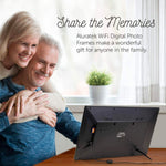 15" WiFi Digital Photo Frame with Touchscreen & 16GB Memory