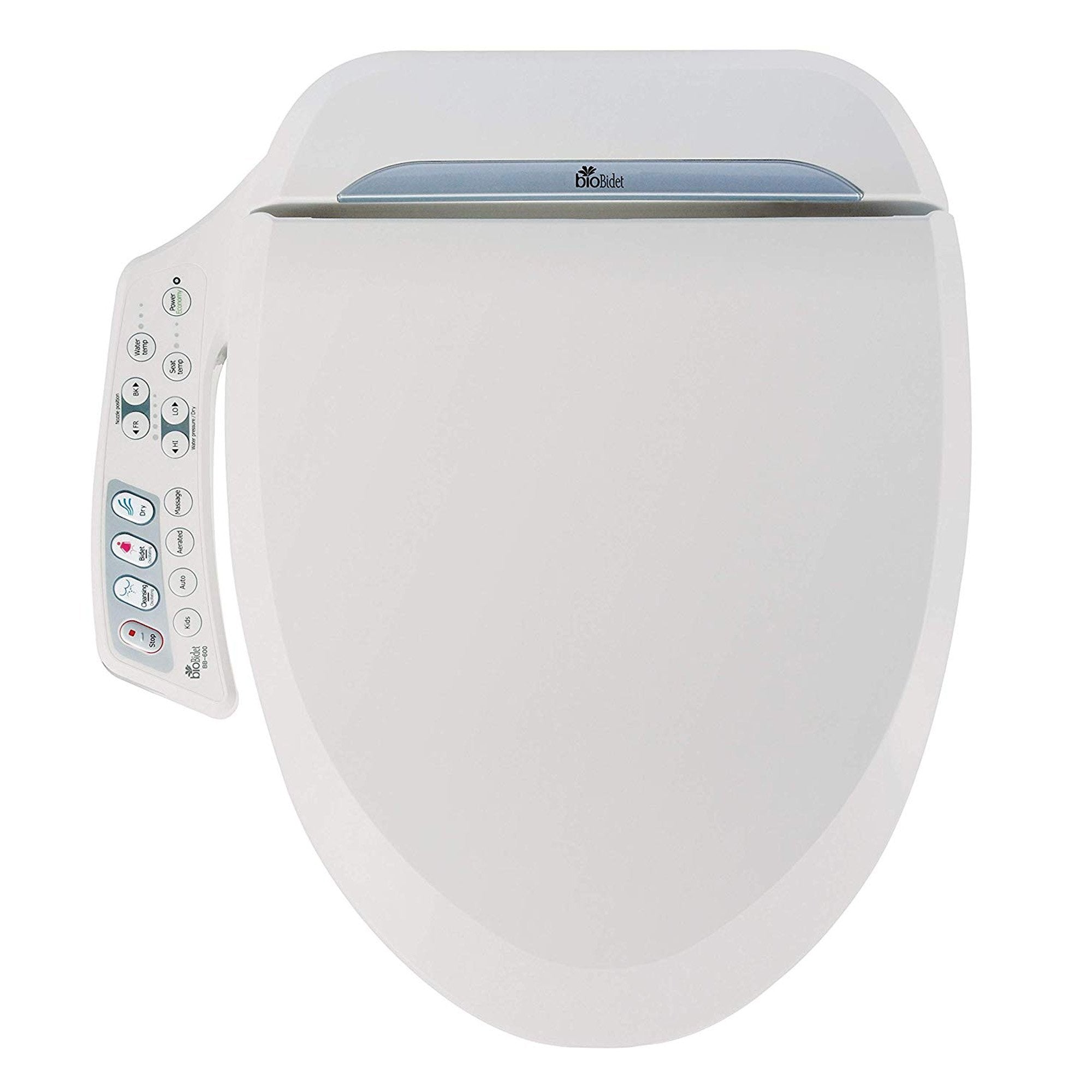 Bio Bidet Ultimate BB600 Advanced Bidet Seat Round White Brookstone
