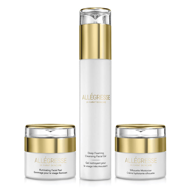 Allegresse 24K Skincare Clean & Hydrate Set