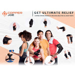 Copper Joe Half Finger Compression Arthritis Gloves