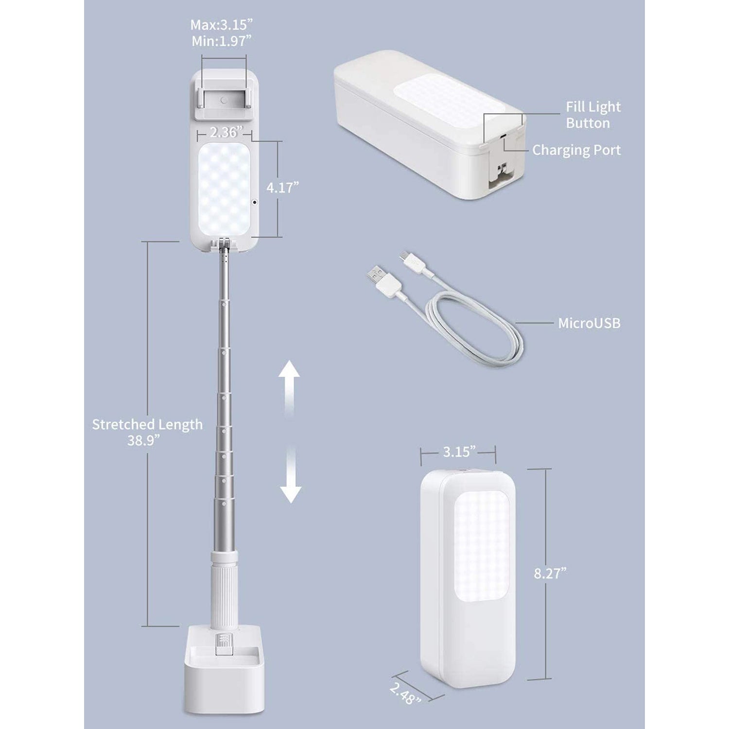 UNIQU Lighting Kit Phone Stand Brookstone