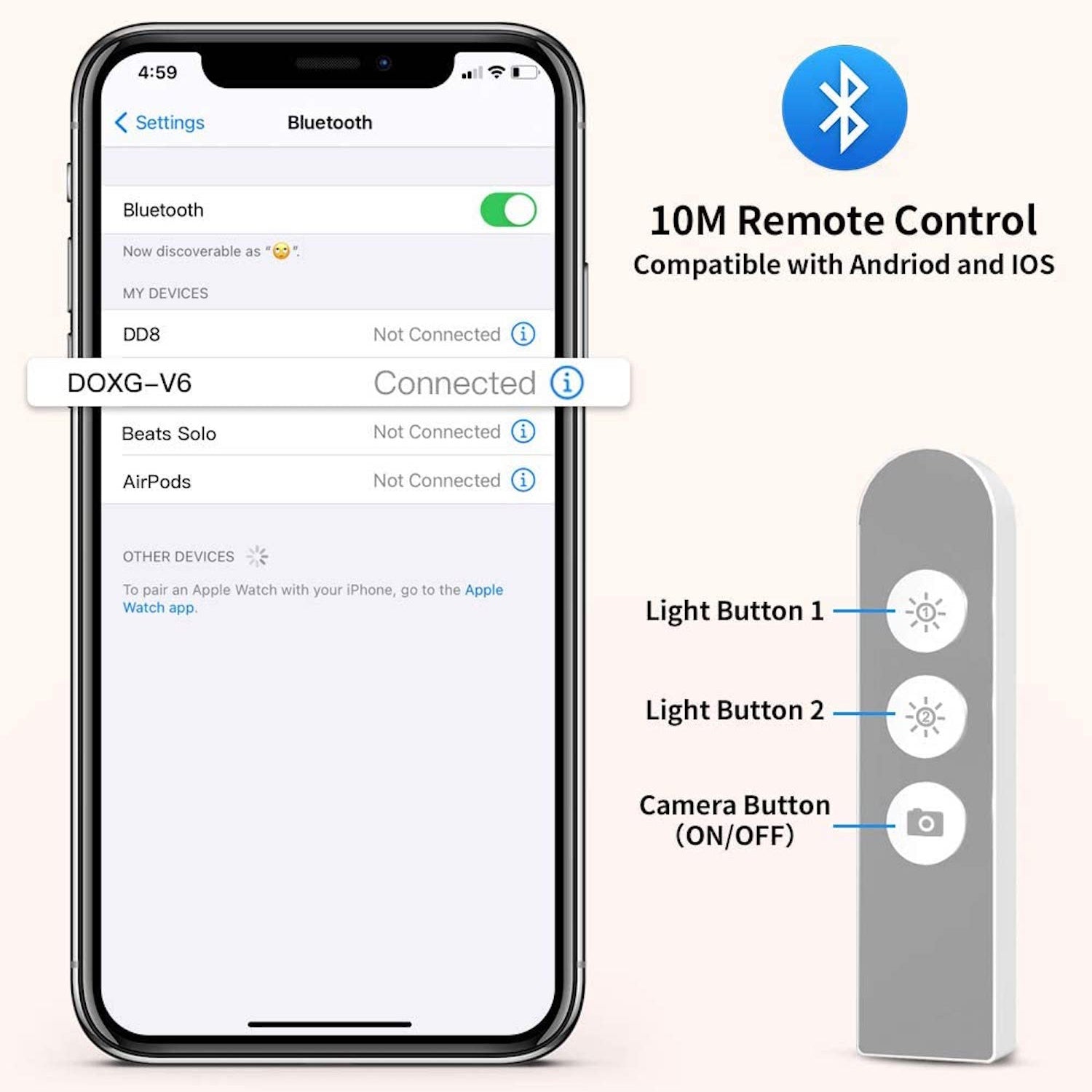 UNIQU Lighting Kit Phone Stand Brookstone