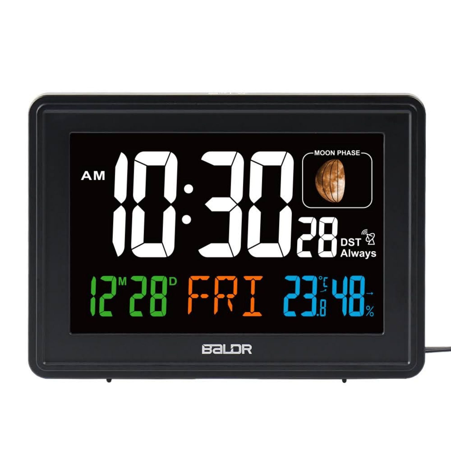 BALDR Atomic Digital Alarm Clock Brookstone