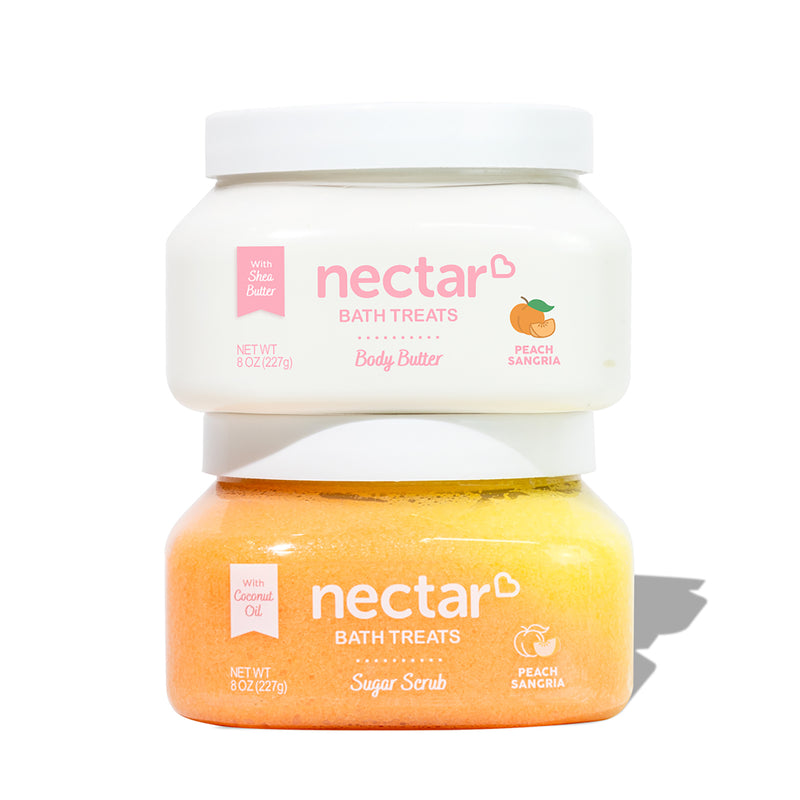 Scrub and Body Butter Duo - White Peach Sangria
