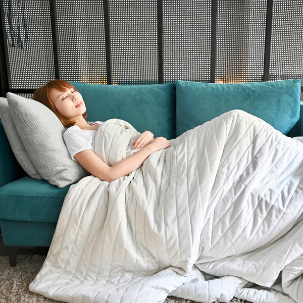 Calm Embrace Weighted Blanket Brookstone