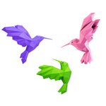 Purple, Pink and Green