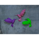 Purple, Pink and Green