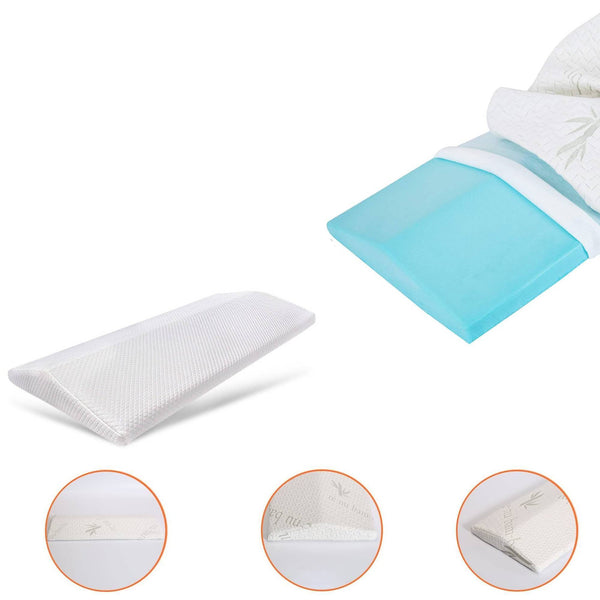 Gel Cooling Lumbar Support Pillow Brookstone
