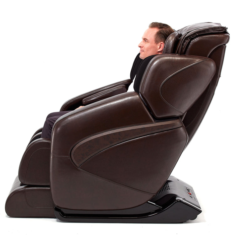 Jin Deluxe L-Track Massage Chair w/ Zero Gravity | Brookstone Jin Deluxe L-Track Massage Chair w/ Zero Gravity | Brookstone