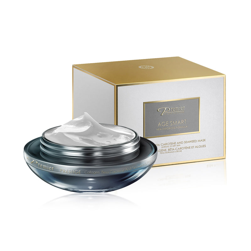 Premier Dead Sea Age Smart Collagen, Beta-Carotene, And Seaweed Mask - Normal To Dry Skin