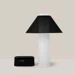 Black Lamp & Black Clock