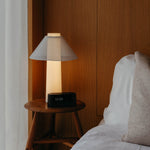 White Lamp & Black Clock