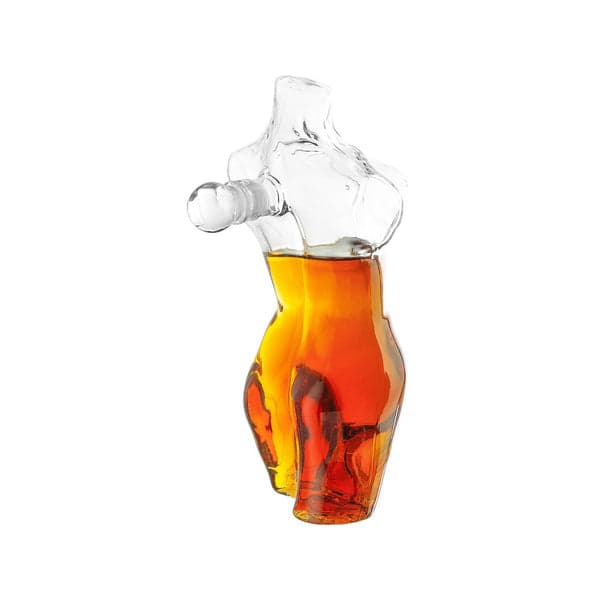 Lady Body Sculpture Whiskey Wine Decanter | Brookstone