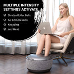 Ottoman Foot Massager by Ottossage, Massaging Ottoman with Removable Lid