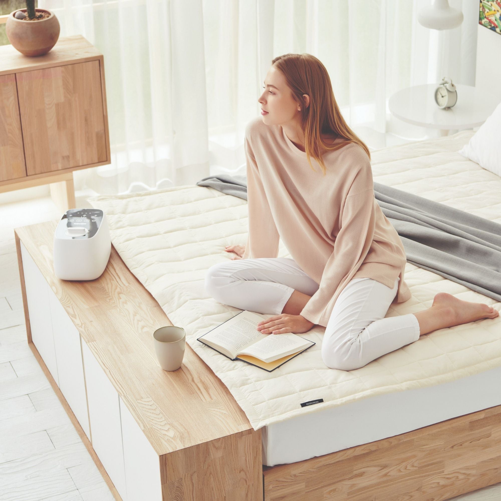 Navien Mate EQM 350 EMFFree Water Heated Mattress Pad Temperature