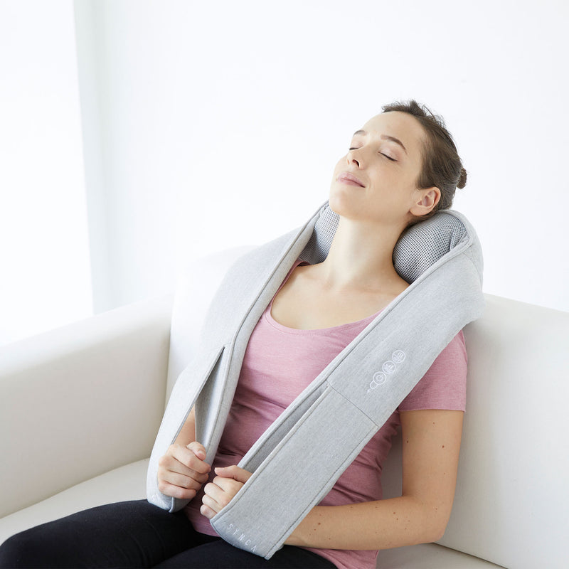 Quzy Premium Wireless Neck and Shoulder Massager Brookstone