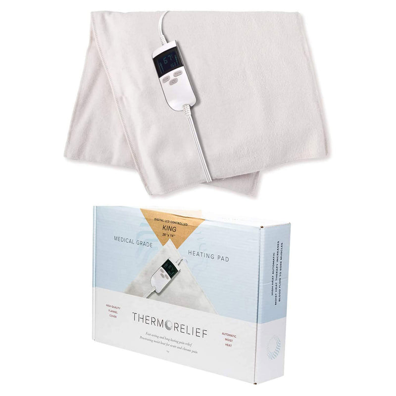 Extra Large Moist Heating Pad for Cramps and Back Pain