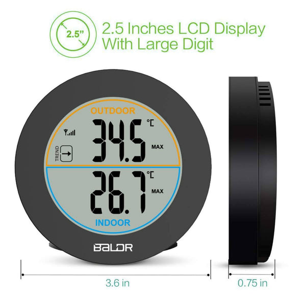 BALDR Indoor/Outdoor Wireless Thermometer Brookstone