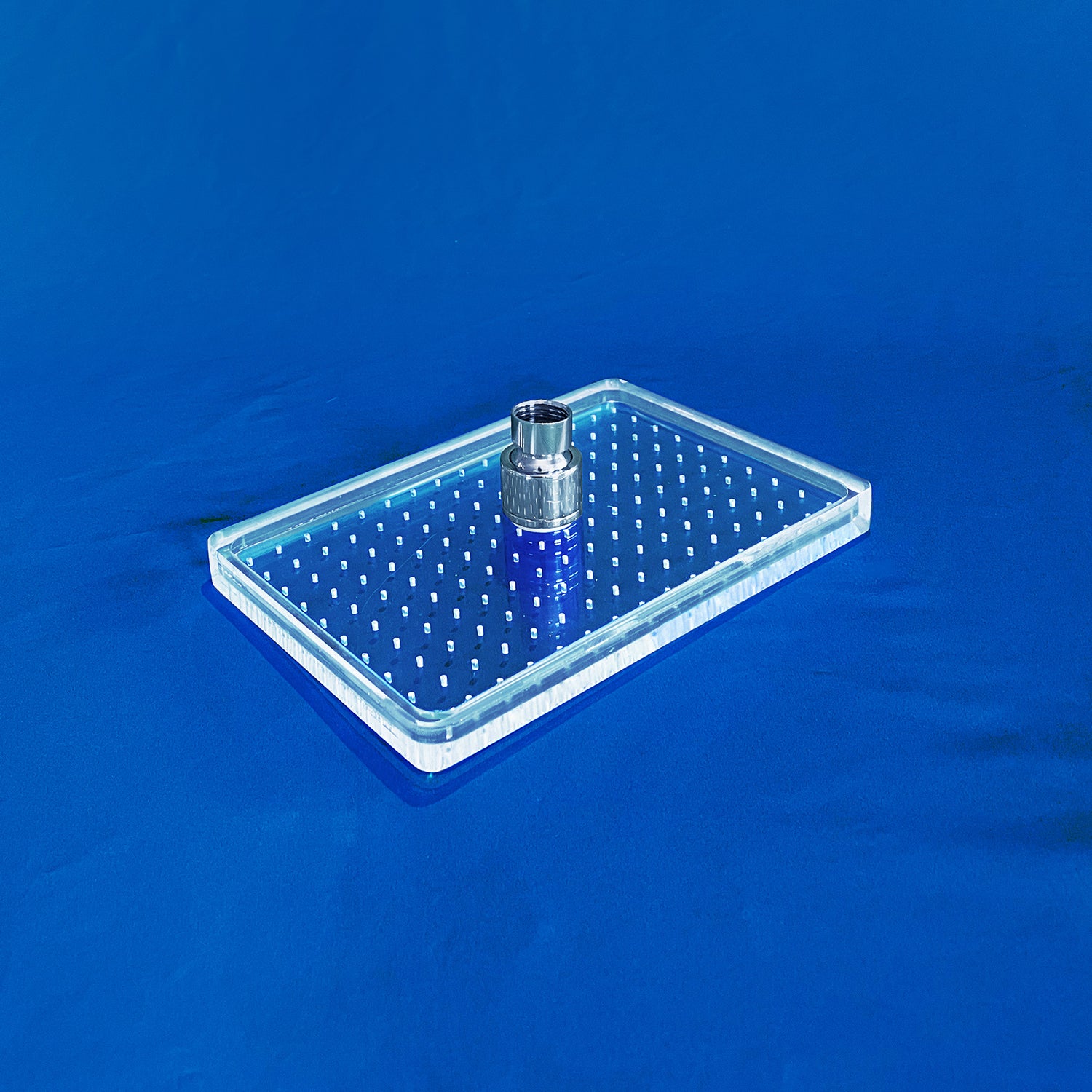 Clear Shower XL Crystal Clear Rainfall Shower Head Brookstone