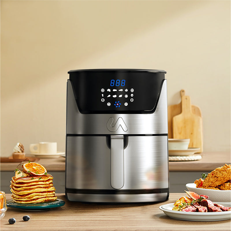 Uber Appliance Air Fryer XL Premium - 5qt SS - Stainless Steel