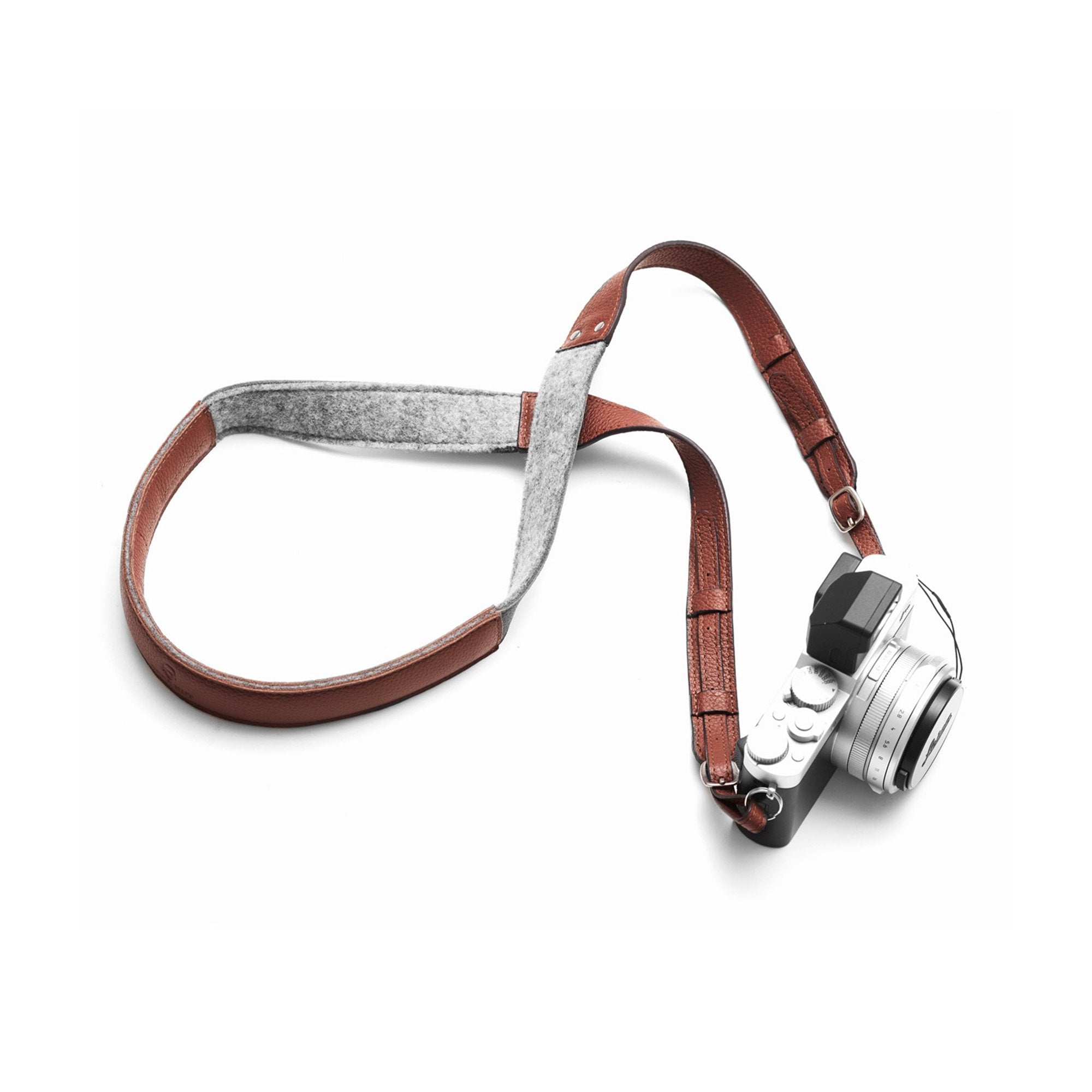 Leather & Wool Camera Strap - Thumbnail 5