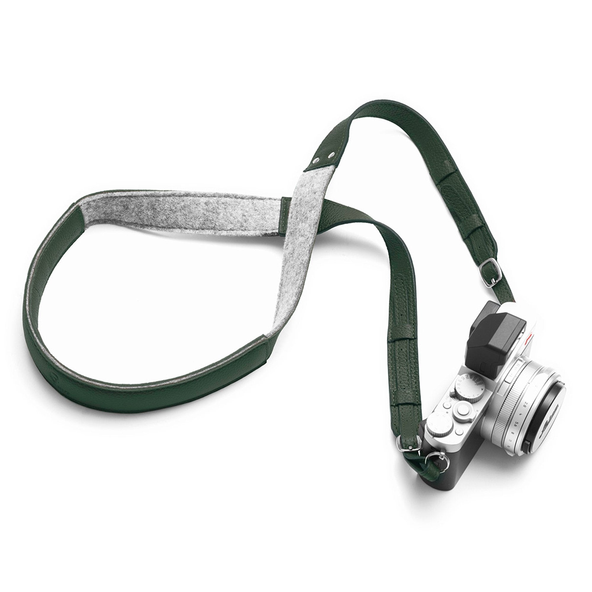 Leather & Wool Camera Strap - Thumbnail 2
