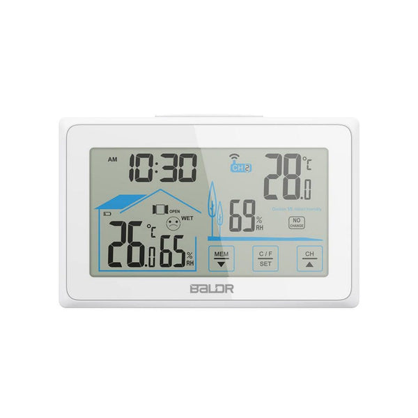 BALDR Indoor/Outdoor Wireless Touchscreen Thermometer Brookstone