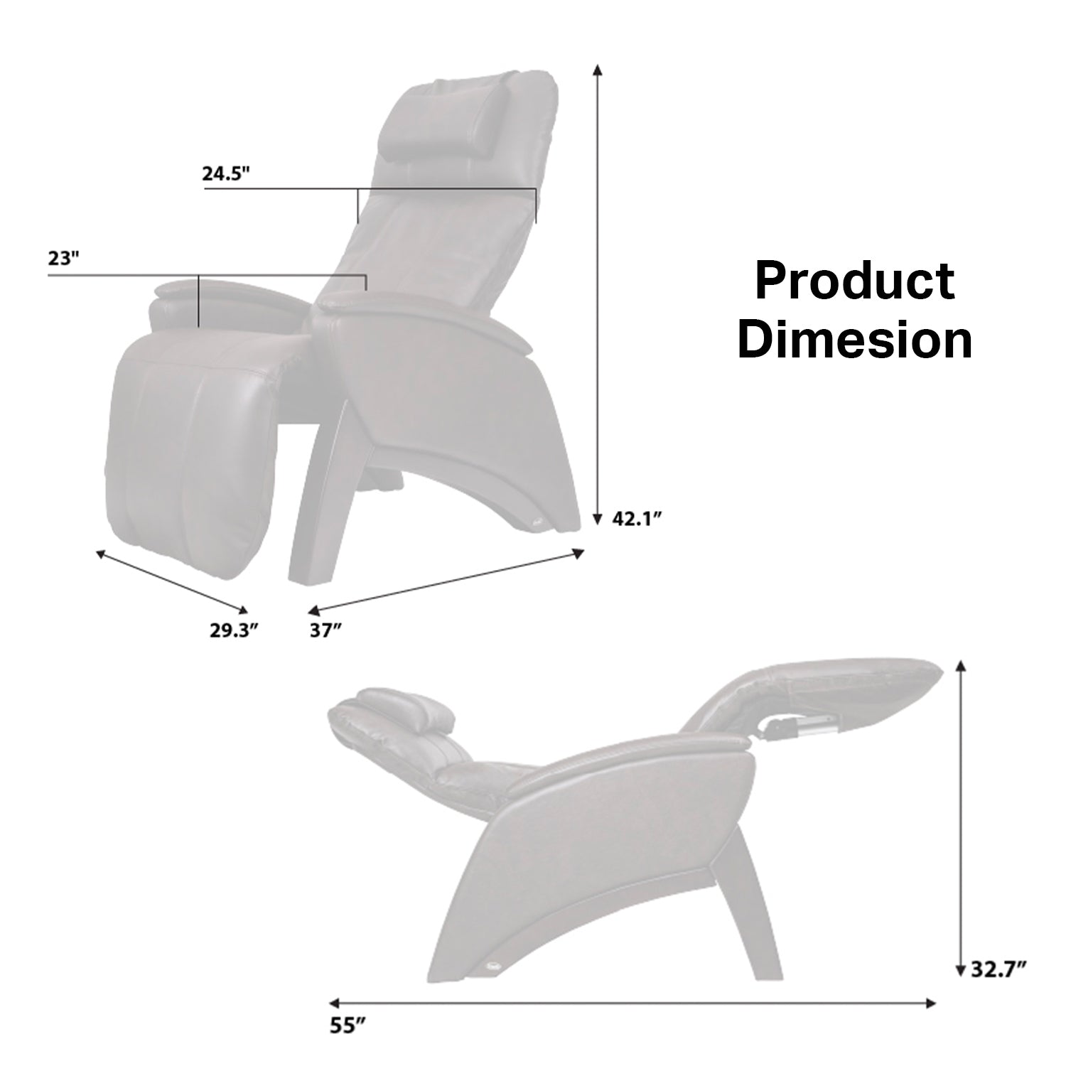 Osaki Sonno XT-1 GravZero Massage Recliner – Brookstone