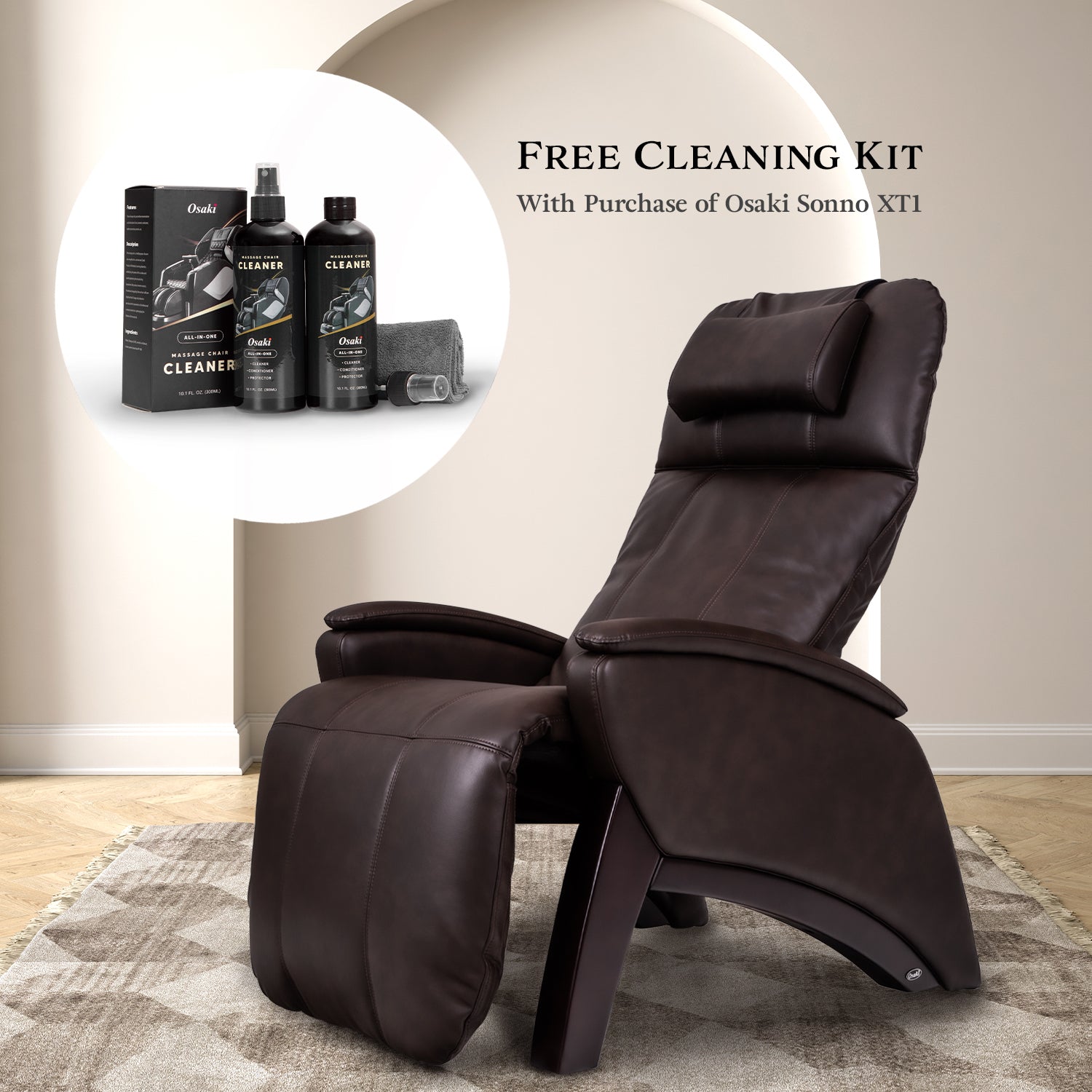 Osaki Sonno XT-1 GravZero Massage Recliner – Brookstone