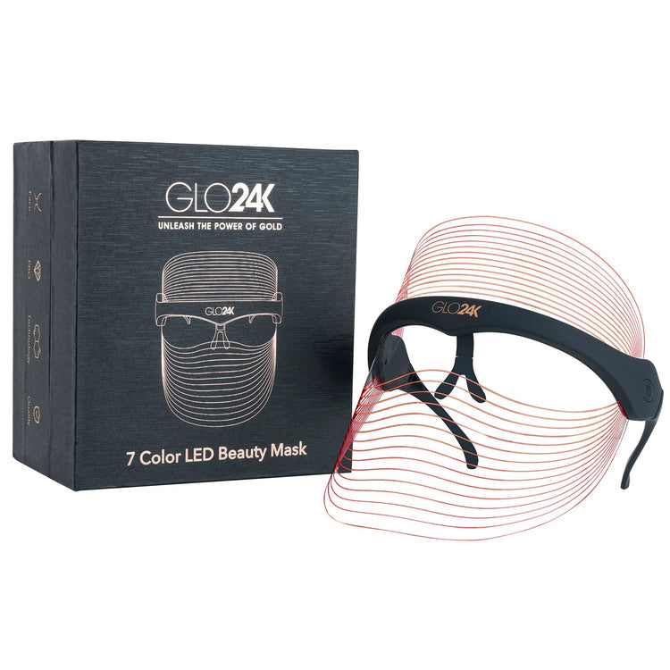 GLO24K 7 Color LED Beauty Device - Face Mask