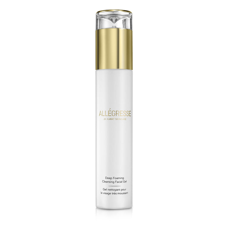 Allegresse 24K Skincare Deep Foaming Cleansing Facial Gel