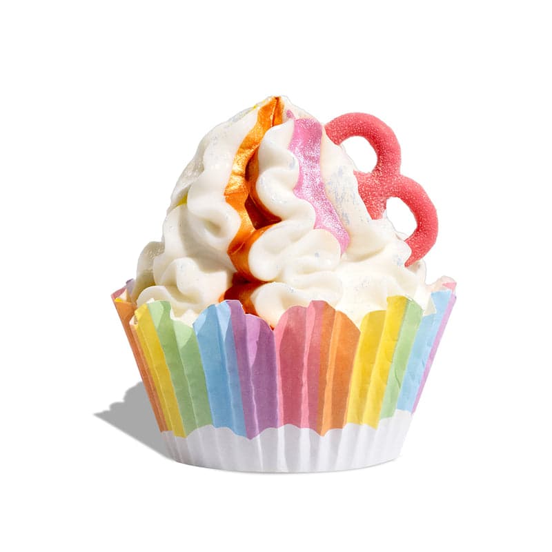 Rainbow Twist Cupcake Soap