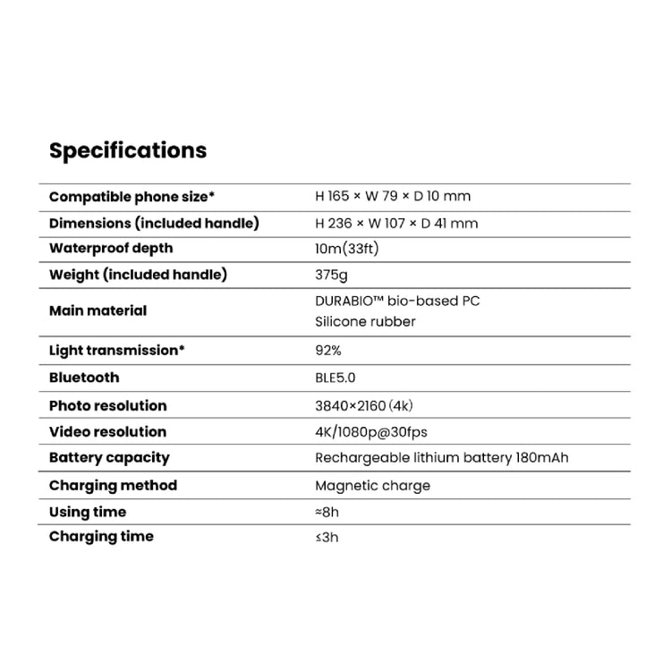 H1 Smart Waterproof Phone Case Brookstone