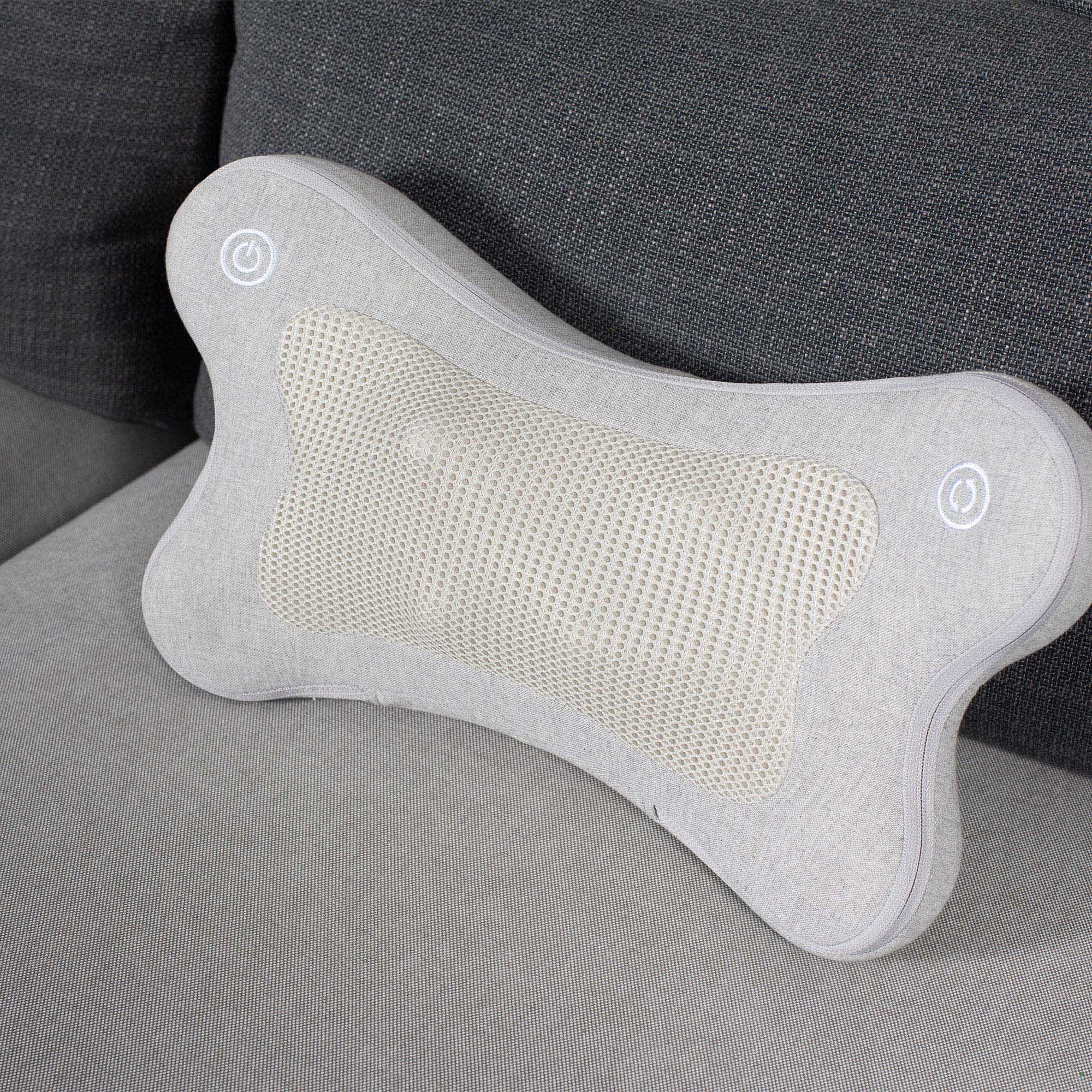 iPuffyPremium 3D Heated Lumbar Massager Brookstone