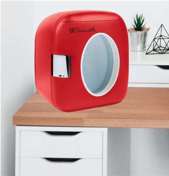 Uber Chill 12-Can Mini Fridge | Brookstone Uber Chill 12-Can Mini Fridge | Brookstone