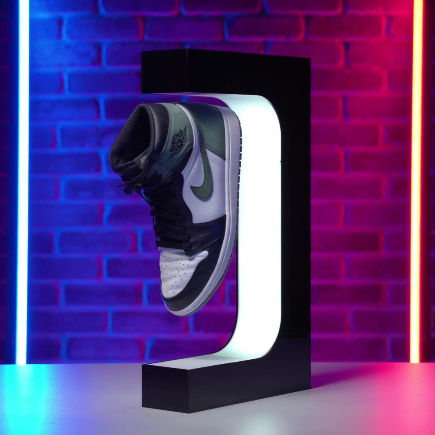 Floating Shoe Display Levitating Sneaker Stand Brookstone