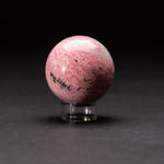 Polished Rhodonite Small Sphere from Peru (201.4 grams)